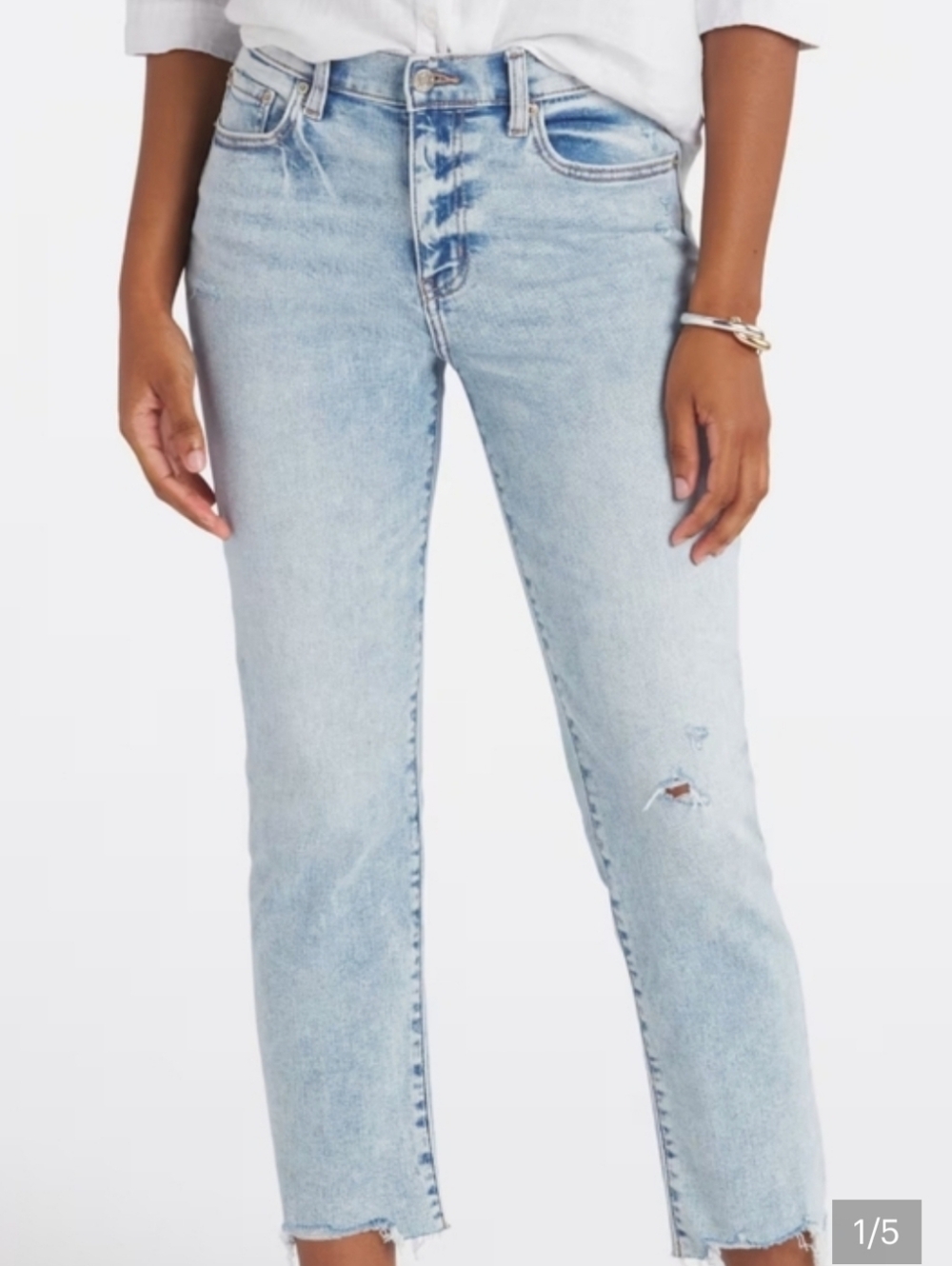 Daze Denim Downright Straight Up High Rise Straight Jean - 10